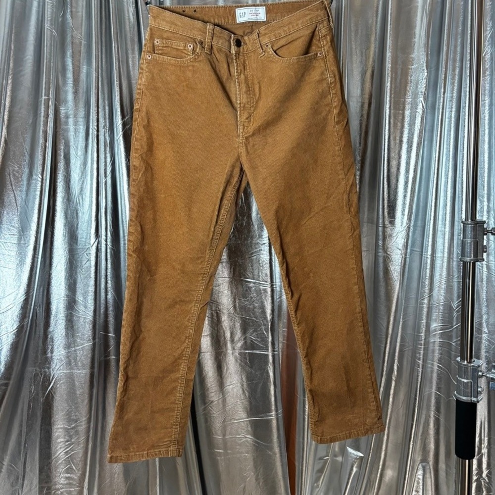 Gap Camel Corduroy Vintage Slim High Rise Pants